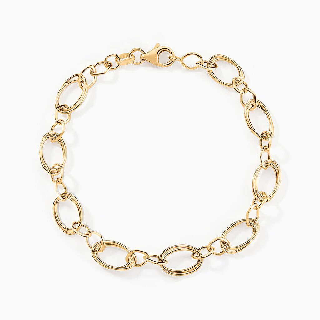 Bracelet Maille Or Jaune Merianne - Bracelets cha&icirc;ne Femme | Histoire d&rsquo;Or