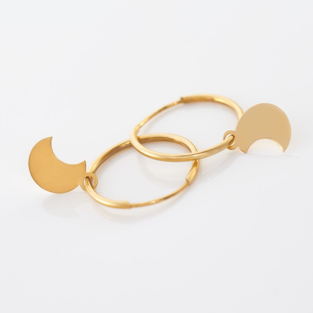 Créoles Belita Or Jaune - Boucles d'oreilles créoles Femme | Histoire d’Or