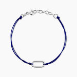 Bracelet Infini Pop Argent Blanc - Bracelets cordon Femme | Histoire d&rsquo;Or