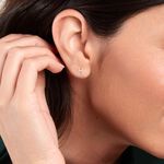 Boucle D'oreille Puce Unitaire Jodoca Or Jaune Oxyde De Zirconium - Clous d'oreilles Femme | Histoire d&rsquo;Or