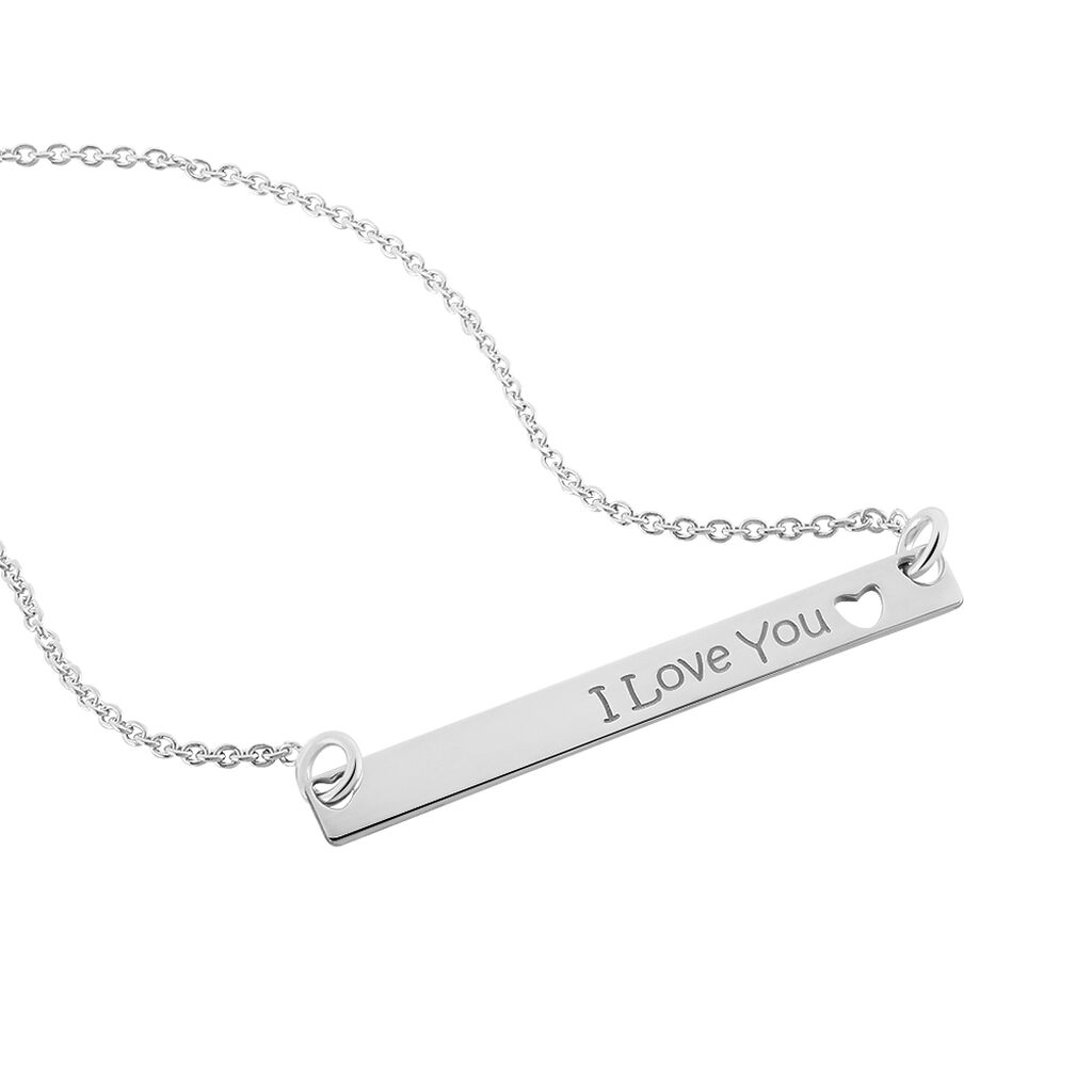 Collier Kamile Argent Blanc - Colliers fantaisie Femme | Histoire d’Or
