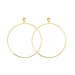 Cr&eacute;oles Tia Geometrique Or Jaune - Boucles d'oreilles cr&eacute;oles Femme | Histoire d&rsquo;Or