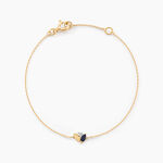 Bracelet Tameka Or Bicolore Saphir Diamant - Bracelets Femme | Histoire d&rsquo;Or