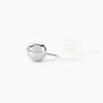 Boucles D'oreilles Puces Fidelia Boule Or Blanc - Clous d'oreilles Femme | Histoire d&rsquo;Or