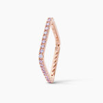 Bague Aselya Argent Rose Oxyde De Zirconium - Bagues avec pierre Femme | Histoire d&rsquo;Or