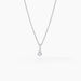 Collier Cicelie Or Blanc Diamant - Colliers Femme | Histoire d’Or