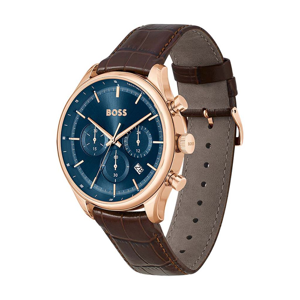 Montre Boss Gregor Bleu - Montres Homme | Histoire d&rsquo;Or