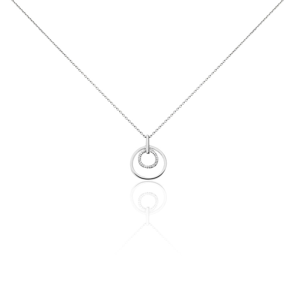 Collier Ignaza Or Blanc Diamant
