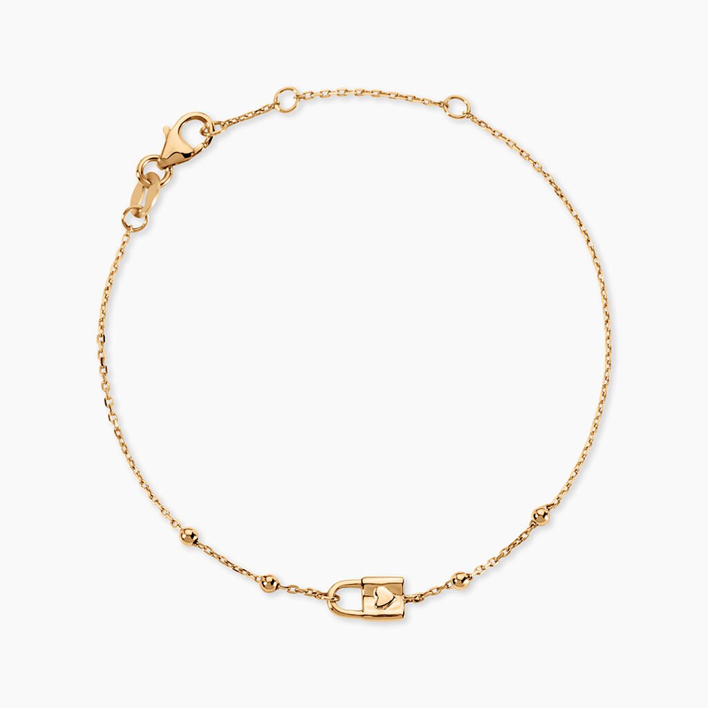 Bracelet Forever Plaqu&eacute; Or Jaune - Bracelets Femme | Histoire d&rsquo;Or