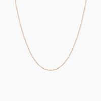 Collier Claudine Argent Rose