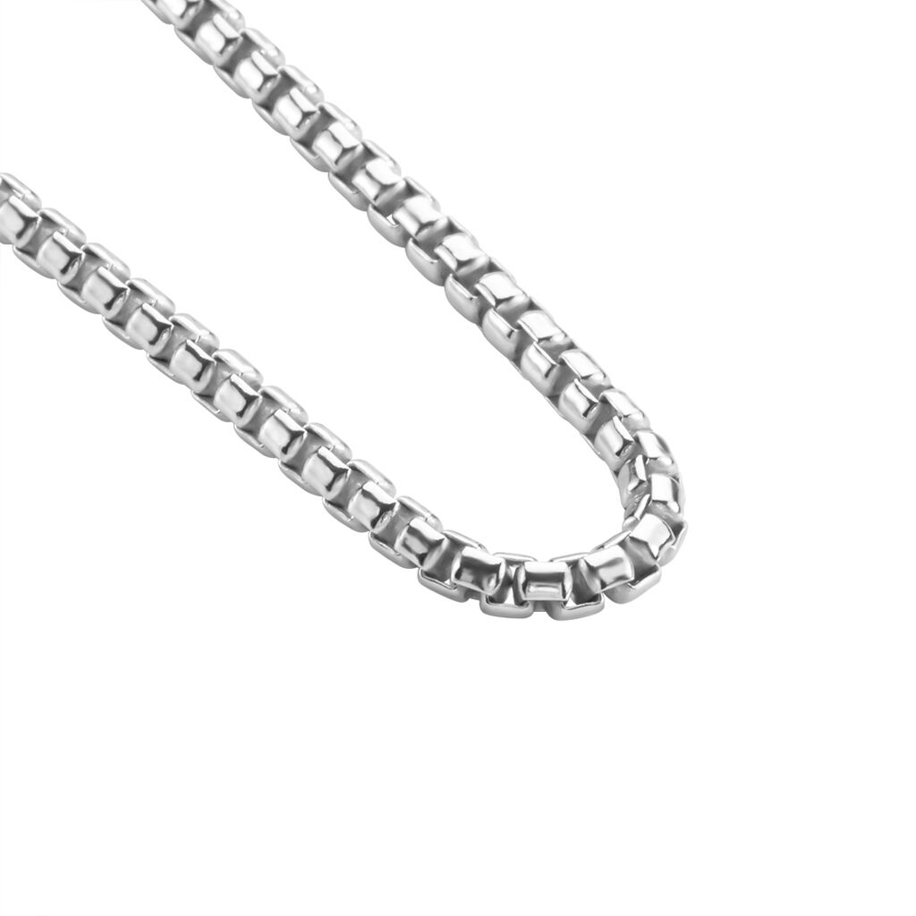 Collier Gustin Argent Blanc - Chaines Homme | Histoire d&rsquo;Or