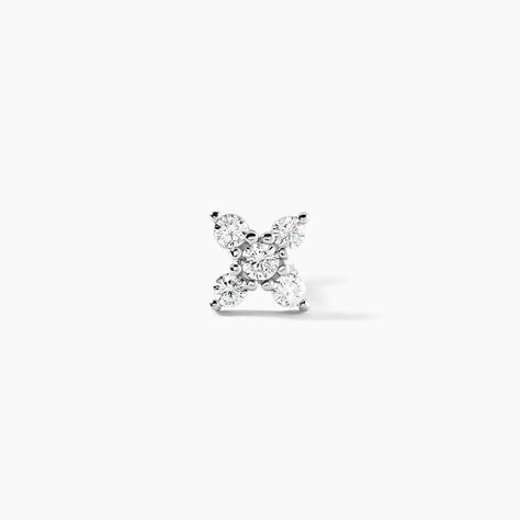 Piercing D'oreille Unitaire Argent Galihya Oxydes De Zirconium - Bijoux Femme | Histoire d’Or