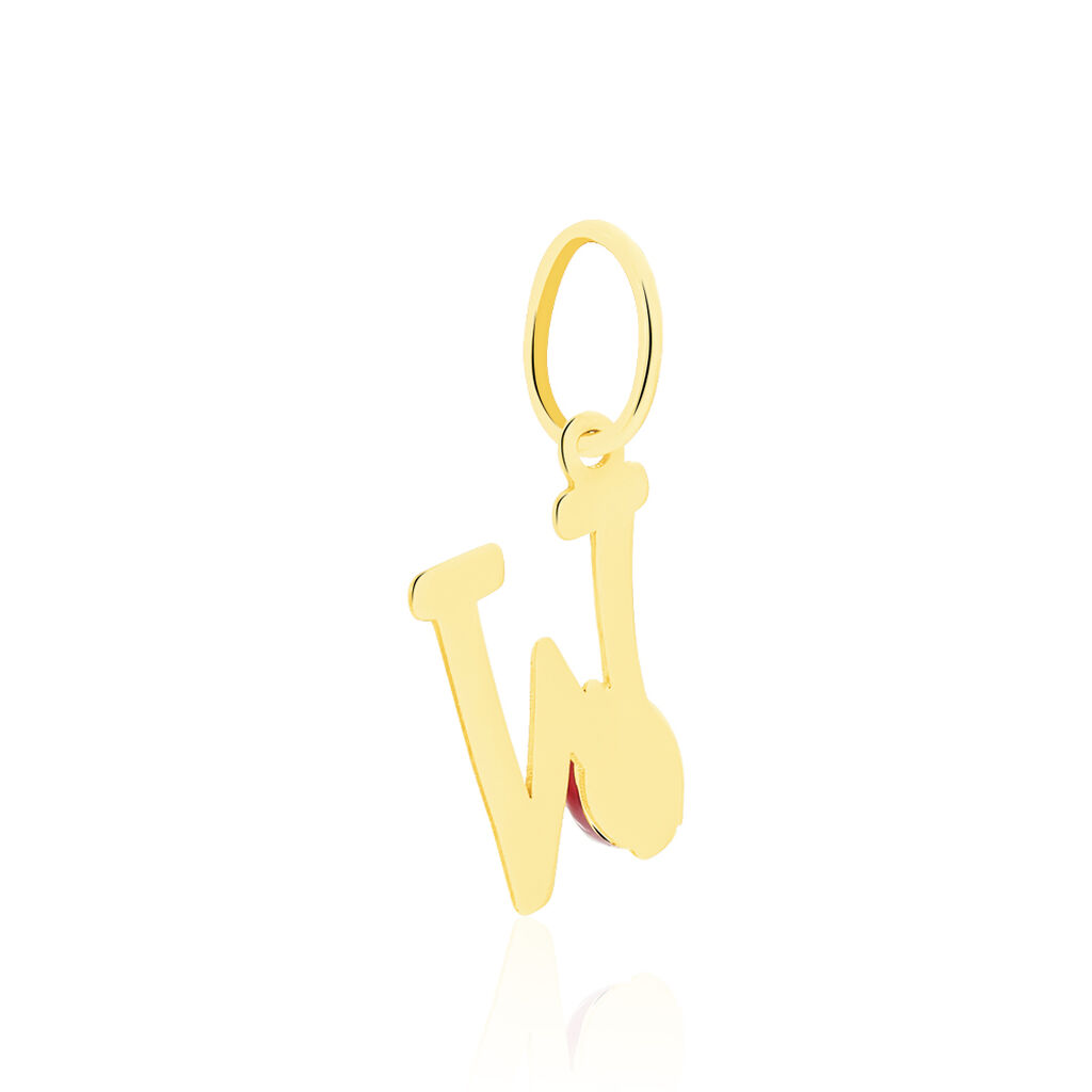 Pendentif Helidie Coccinelle Lettre Or Jaune - Pendentifs Enfant | Histoire d’Or
