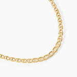 Collier Capucin Argent Dor&eacute; A L'Or 750/1000 - Bijoux sans pierre Femme | Histoire d&rsquo;Or