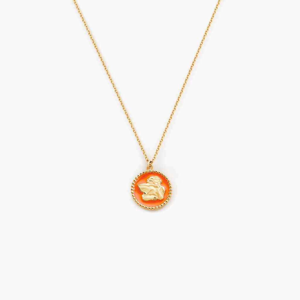 Collier Angel Or Jaune - Cadeaux de bapt&ecirc;me Famille | Histoire d&rsquo;Or
