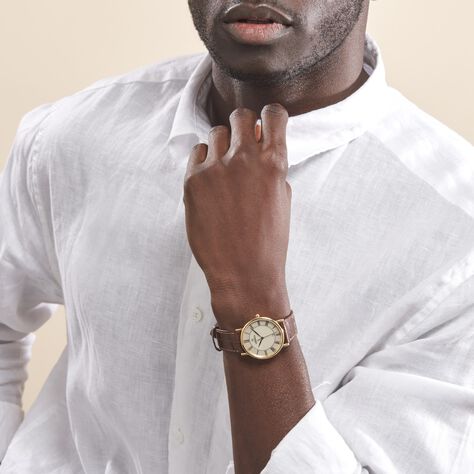 Montre Michel Herbelin Classique Blanc - Montres Homme | Histoire d’Or