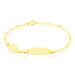 Bracelet Identité Gaspardine Maille Forçat Or Jaune - Bracelets Communion Enfant | Histoire d’Or