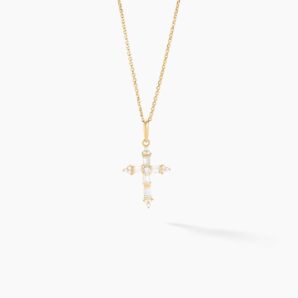 Pendentif Or Jaune Neottie Oxydes - Pendentifs Femme | Histoire d’Or