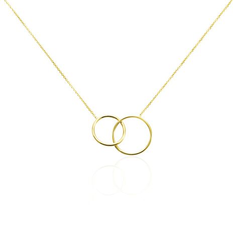 Collier Hydrangee Or Jaune - Ras de cou Femme | Histoire d’Or