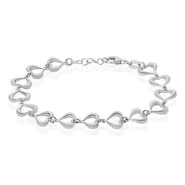 Bracelet Cleofee Argent Blanc - Bracelets Coeur Femme | Histoire d’Or