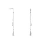 Boucles D'oreilles Pendantes Anila Gouttes Or Blanc - Boucles d'oreilles pendantes Femme | Histoire d&rsquo;Or