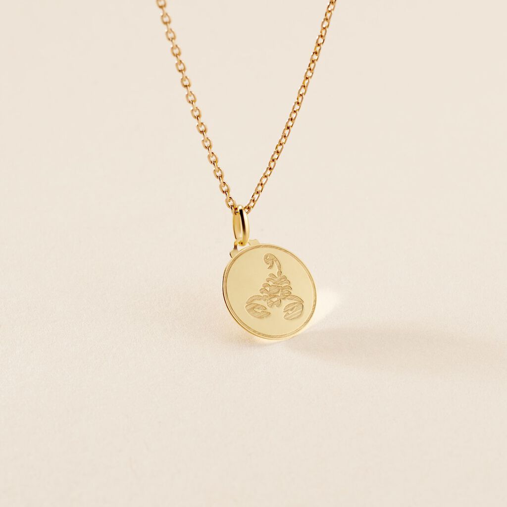 Pendentif Lamie Zodiaque Or Jaune - Pendentifs Zodiaque Unisex | Histoire d&rsquo;Or