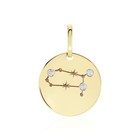 Pendentif Or Jaune Astraea Oxyde De Zirconium - Pendentifs Zodiaque Femme | Histoire d’Or