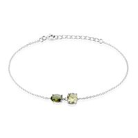 Bracelet Argent Blanc Brenna Oxydes De Zirconium