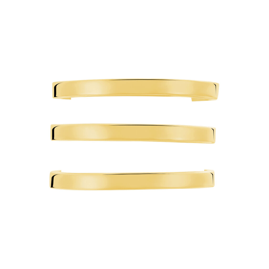 Bague Ajustable Adel Acier Doré - Bagues fantaisie Femme | Histoire d’Or
