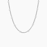 Collier Eva Acier Blanc - Colliers fantaisie Femme | Histoire d&rsquo;Or