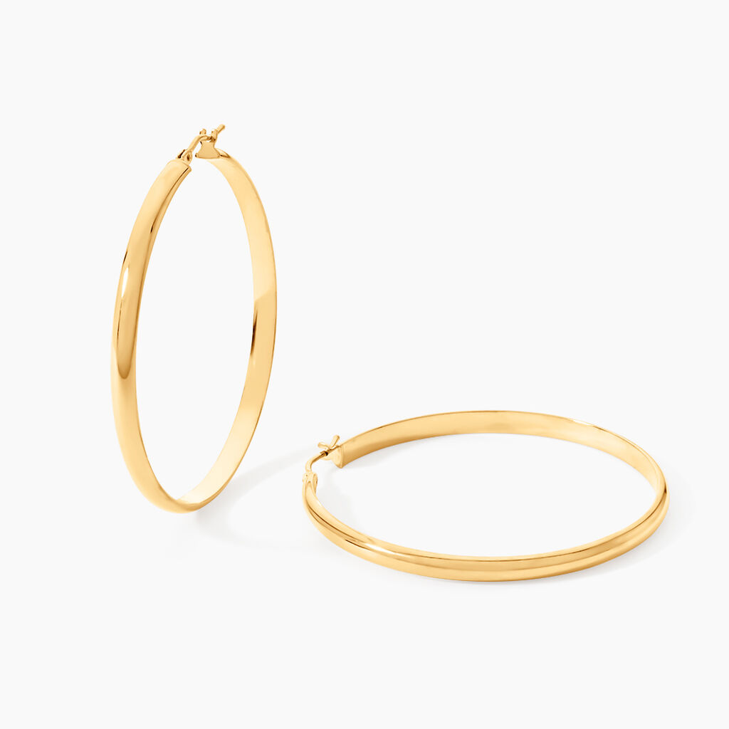 Cr&eacute;oles Shalana Or Jaune - Boucles d'oreilles cr&eacute;oles Femme | Histoire d&rsquo;Or