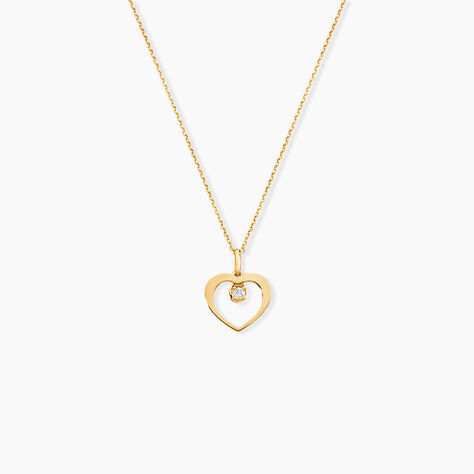 Collier Rohanna Or Jaune Oxyde De Zirconium - F&ecirc;te des m&egrave;res Femme | Histoire d&rsquo;Or