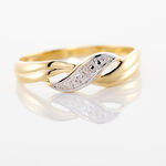 Bague Amayas Or Bicolore Diamant - Bagues solitaires Femme | Histoire d&rsquo;Or