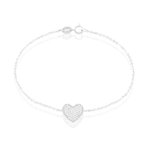Bracelet Mea Argent Blanc Oxyde De Zirconium - Bracelets fantaisie Femme | Histoire d’Or