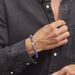 Bracelet Jourdan 1921 Acier Blanc œil De Tigre - Bracelets fantaisie Homme | Histoire d’Or
