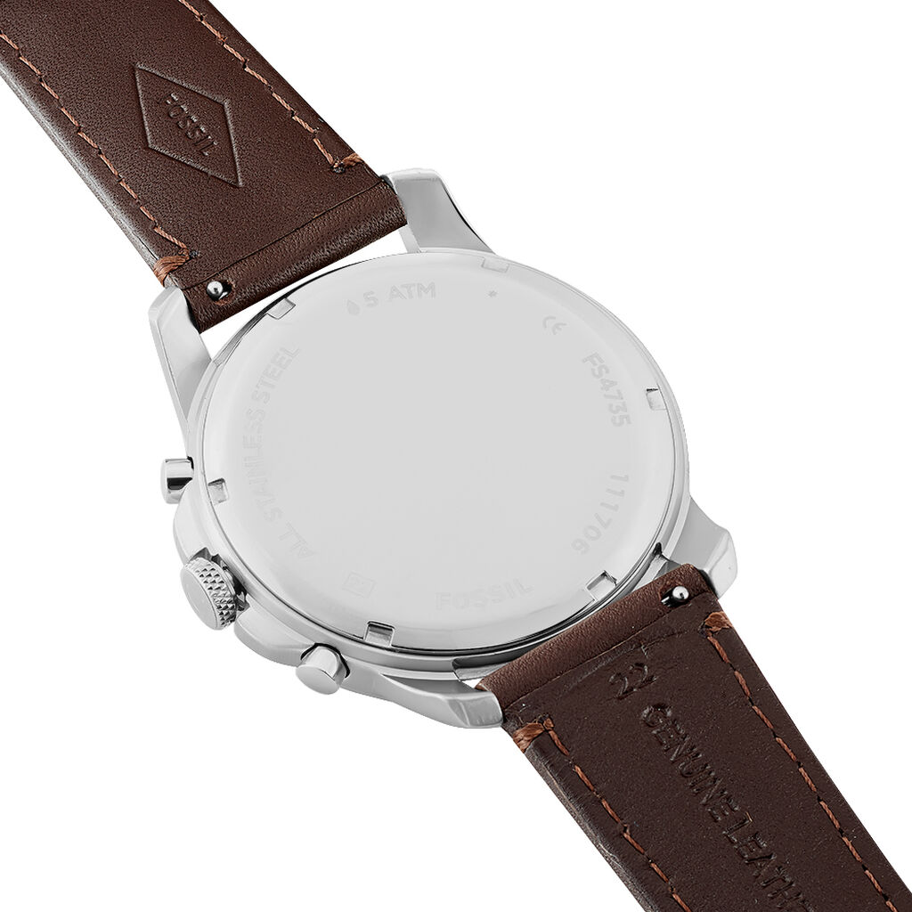 Montre Fossil Grant Beige - Montres Homme | Histoire d’Or