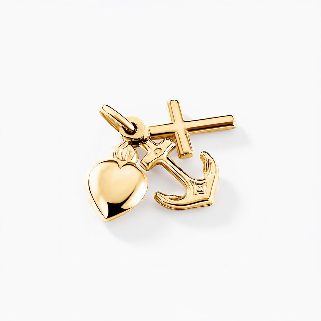Pendentif Marley Or Jaune - Pendentifs Communion Femme | Histoire d&rsquo;Or