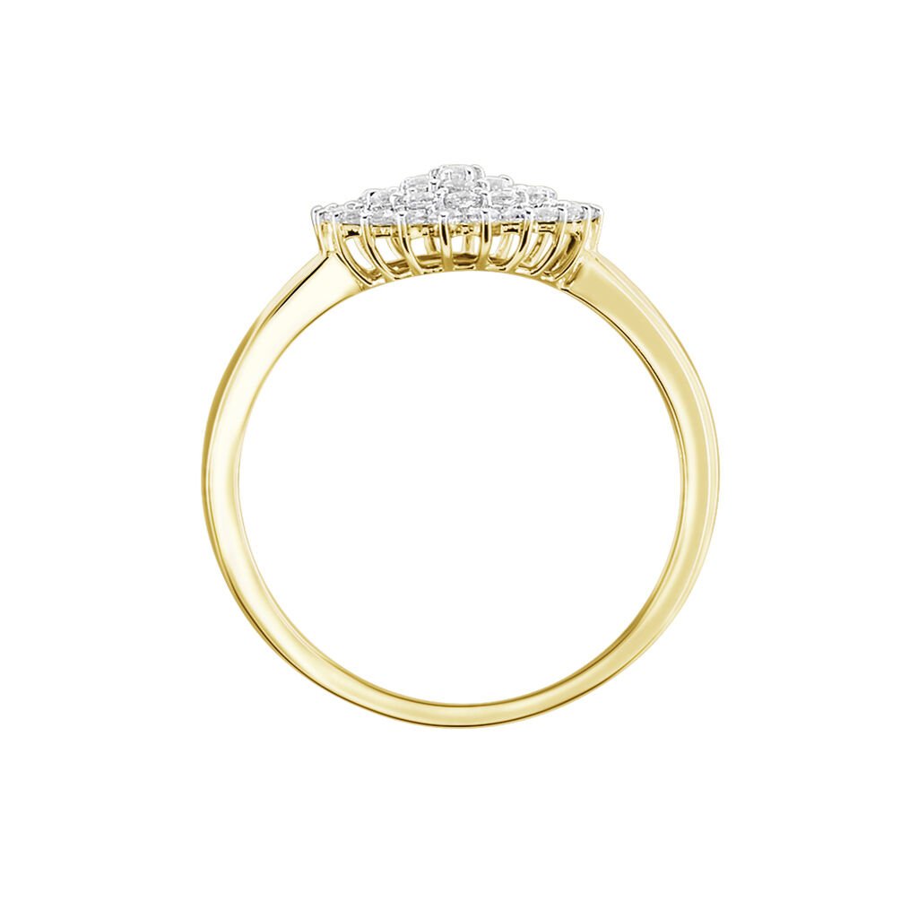 Bague Mireya Or Jaune Oxydes - Bagues avec pierre Femme | Histoire d&rsquo;Or