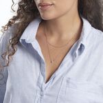 Collier Serres Argent Rose Oxyde De Zirconium - Colliers doubles et triples cha&icirc;nes Femme | Histoire d&rsquo;Or