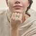Bague Camomille Or Blanc Diamant - Bagues avec pierre Femme | Histoire d’Or