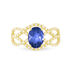 Bague Tina Or Jaune Saphir Et Diamant - Bagues solitaires Femme | Histoire d’Or