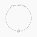 Bracelet Argent Victorin Oxydes De Zirconium - Bracelets Femme | Histoire d&rsquo;Or