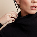 Bague Gold Aura Acier Jaune - Bagues fantaisie Femme | Histoire d&rsquo;Or