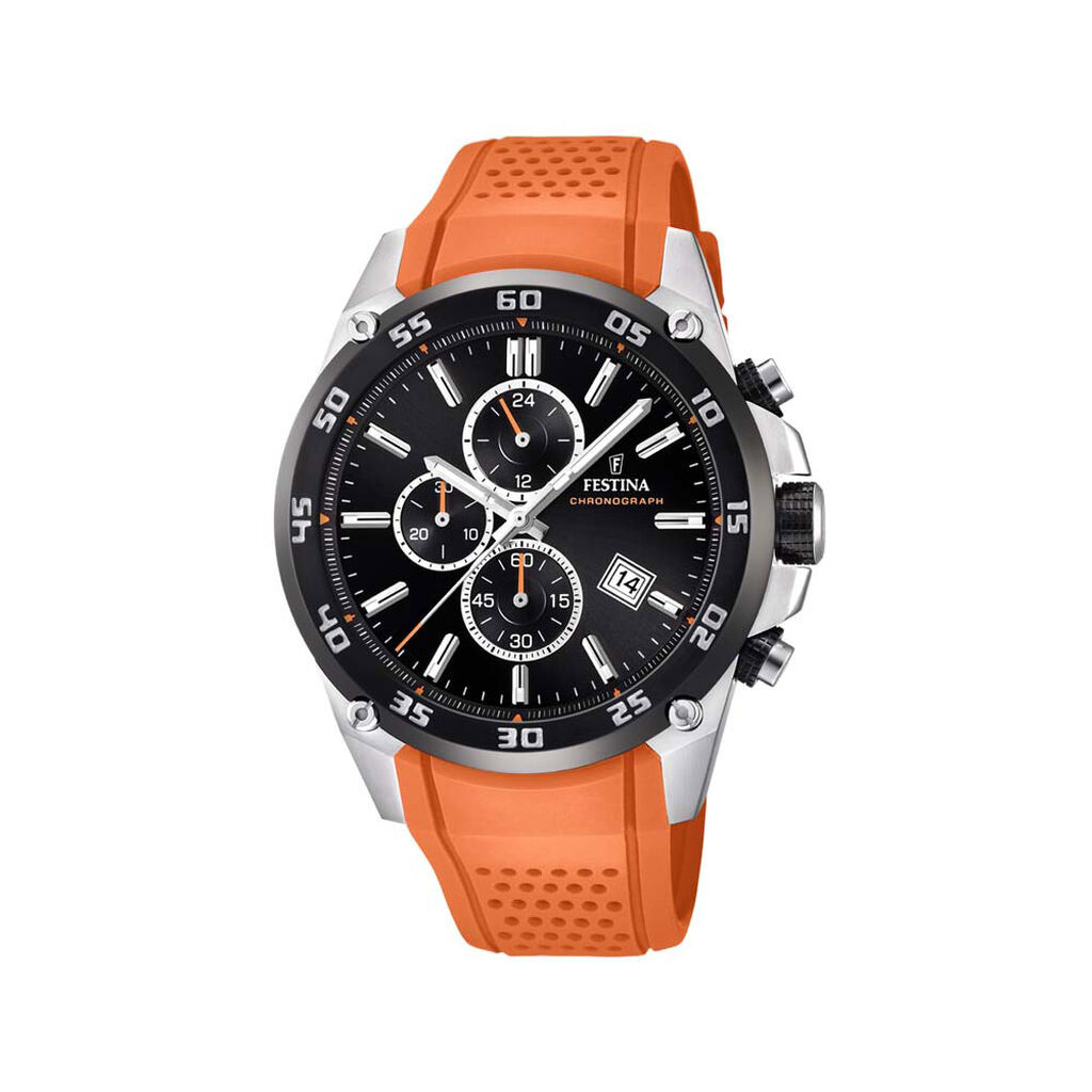 Montre Festina The Originals Noir - Montres Homme | Histoire d&rsquo;Or
