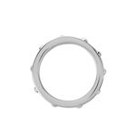Bague Acier Blanc Ghislain - Bagues fantaisie Homme | Histoire d&rsquo;Or