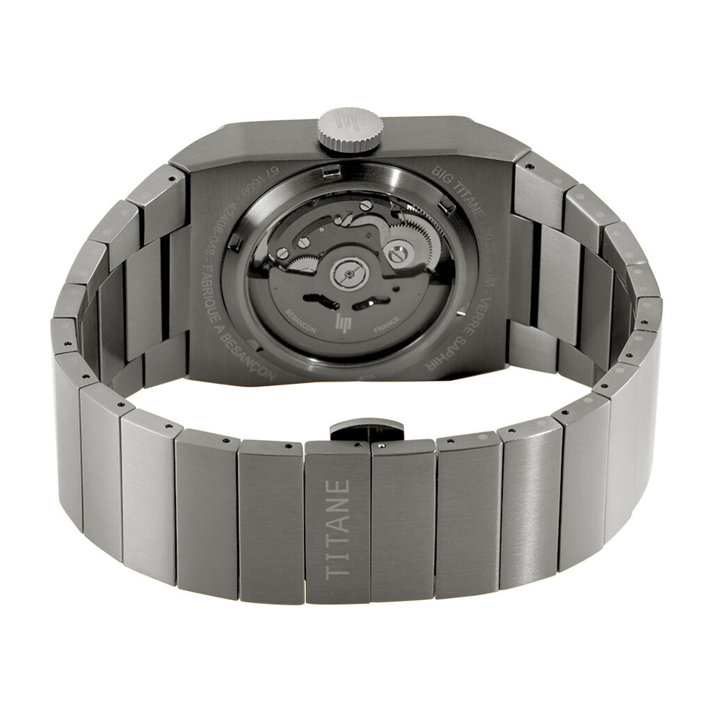 Montre Lip Big Titane Noir - Montres Homme | Histoire d&rsquo;Or