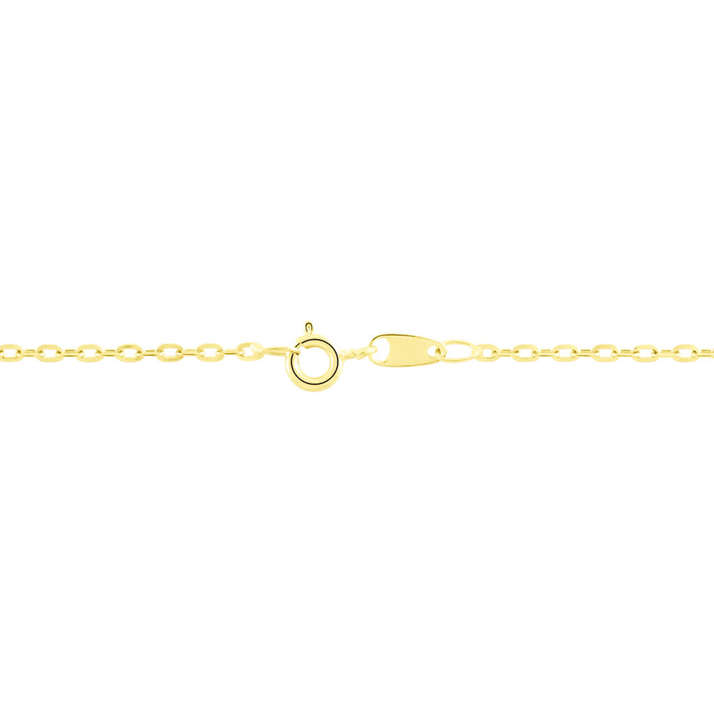 Chaîne Igoa Maille Forçat Diamantee Or Jaune - Chaines Famille | Histoire d’Or