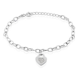 Bracelet Dorote Argent Blanc Oxyde De Zirconium - Bracelets fantaisie Femme | Histoire d’Or