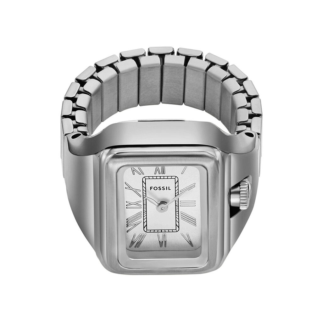 Montre Bague Fossil Raquel Watch Ring Argent&eacute; - Montres Femme | Histoire d&rsquo;Or