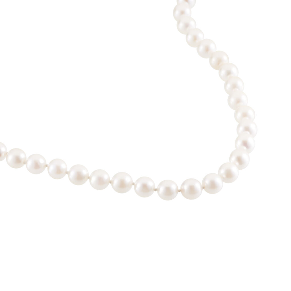 Collier Akoya Or Jaune Perle De Culture D'akoya - Colliers Femme | Histoire d’Or